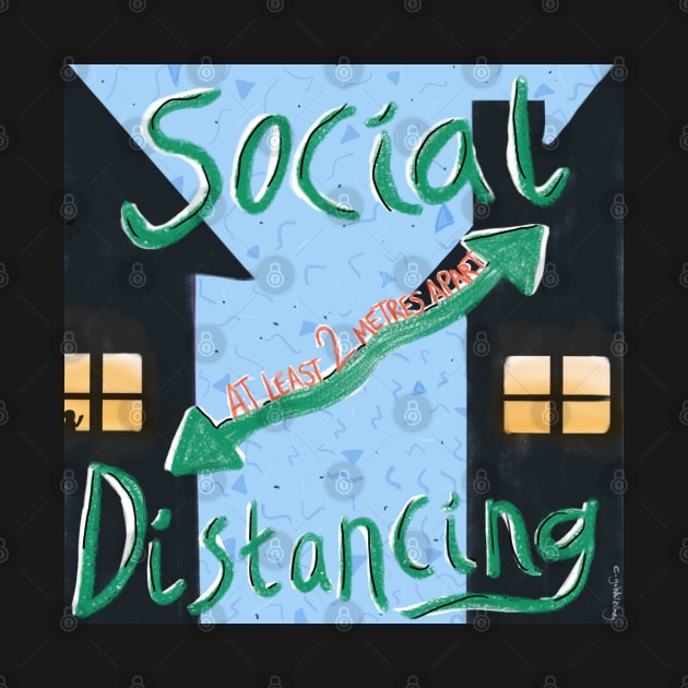 Social distancing by Charlotsart