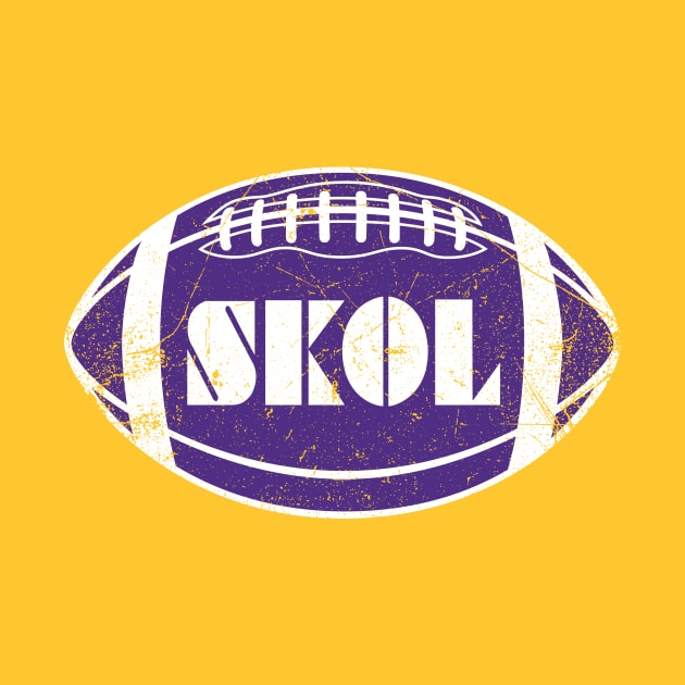 SKOL Retro Football - Yellow by KFig21