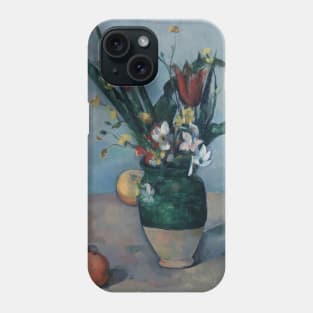 The Vase of Tulips by Paul Cezanne Phone Case