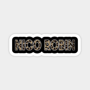 Awesome Proud Name Robin Pattern Retro Anime Magnet