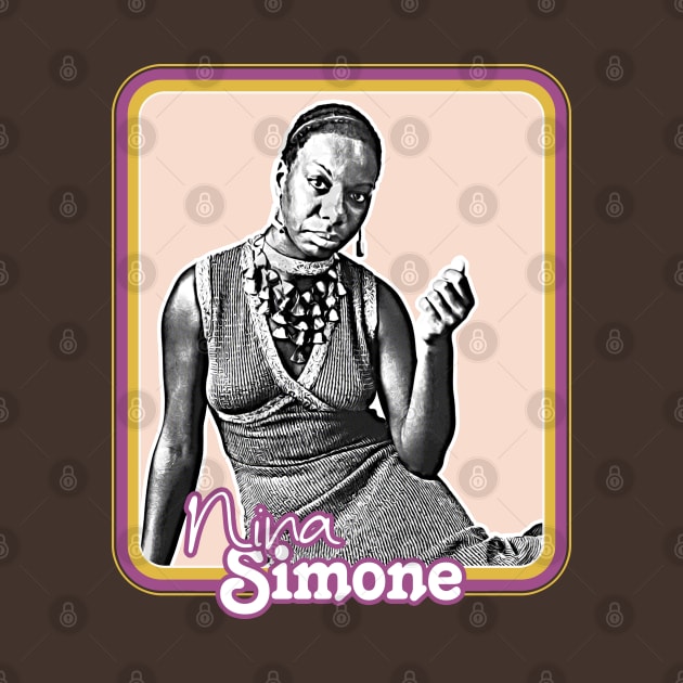 Nina Simone //// Retro Fan Art Design by DankFutura