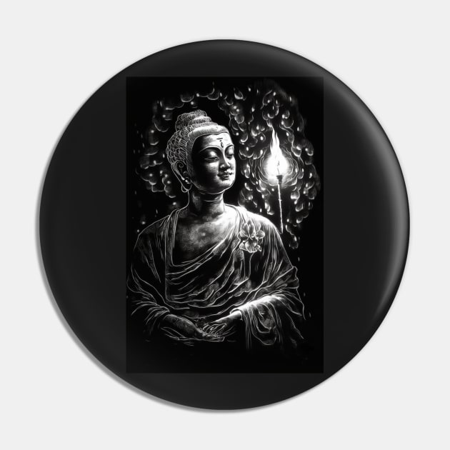 Guatama Buddha Pin by RichieDuprey