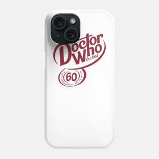 Dr. Pepper cosplaying as Doctor Who - Maroon Phone Case