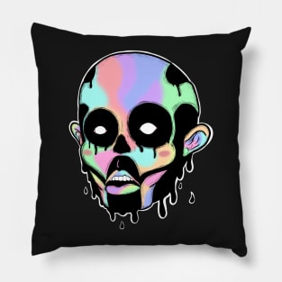 Melting Skull (No Cross) Pillow