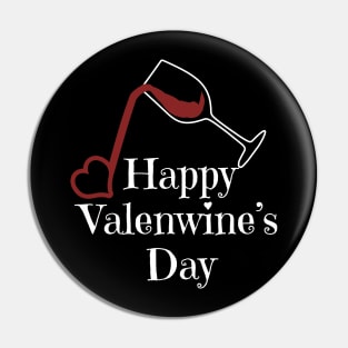 Happy Valenwines Day Pin