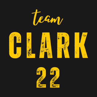 team clark 22 Jersey yellow T-Shirt