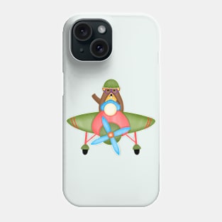 Groundhog drive a Airplane Phone Case