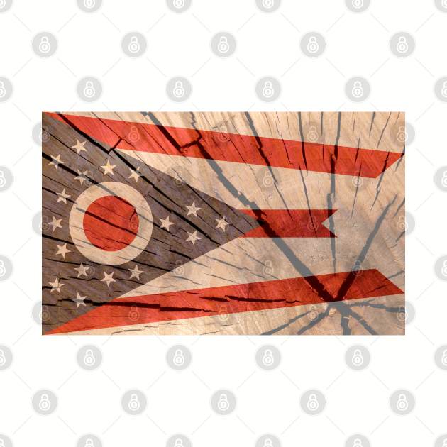 Ohio State Wood Flag by DrPen