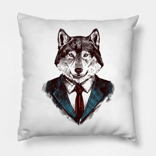 Werewolves Illustration Pillow