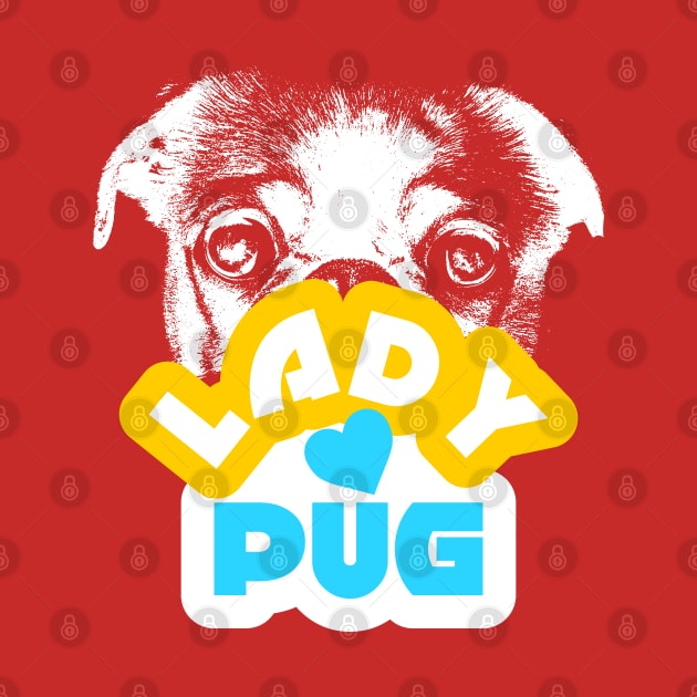 Pug dog breed Design by etees0609