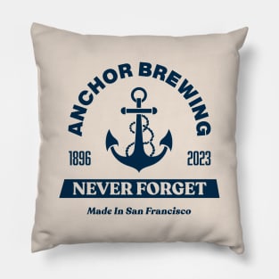 Anchor Steam (front/back) | Never Forget Pillow