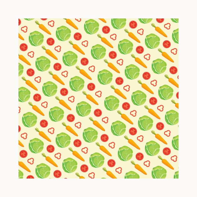 Kitchen Pattern Neck Gaiter Vegetables Carrots Lettuce Tomato Peppers Gator by DANPUBLIC