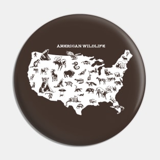 American Wildlife Pin