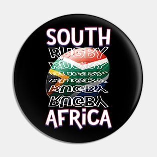 South Africa Rugby Fan Pin