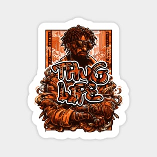 Thug Life Inspired Street Art Magnet