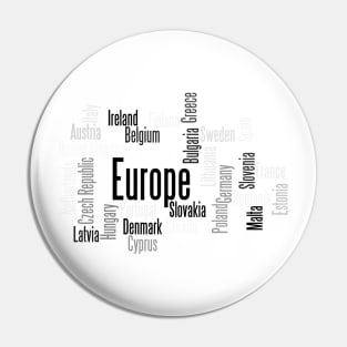 Post Brexit Europe Pin