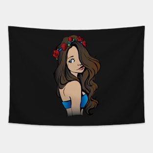 Flower Girl Tapestry