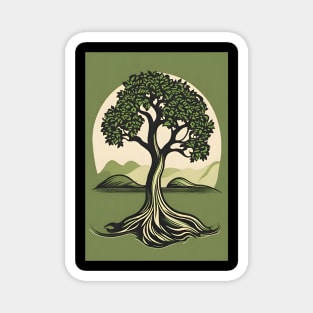 new growth tree Magnet