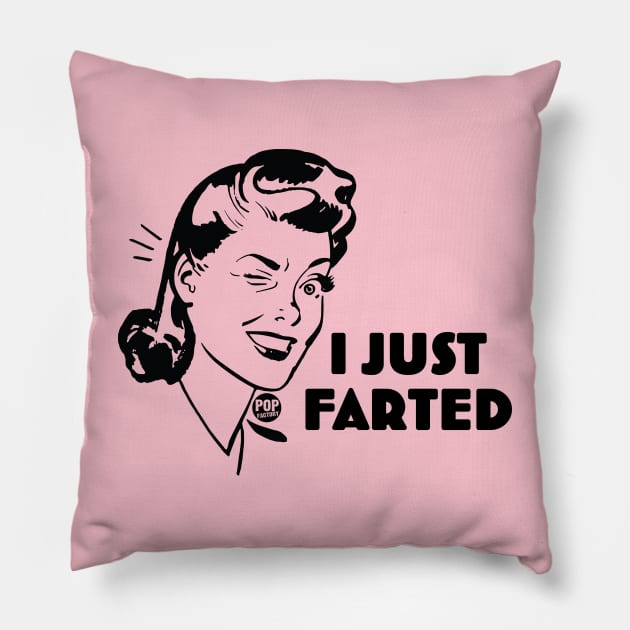 FARTED Pillow by toddgoldmanart