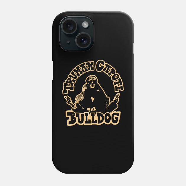 The Bulldog - Truman Capote Tribute Illustration Phone Case by Boogosh