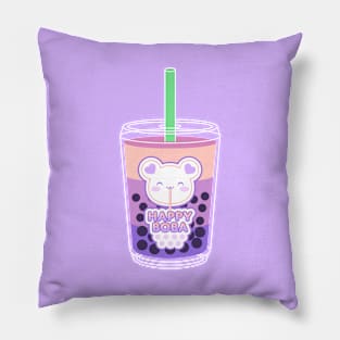 Happy Boba Tea Pillow