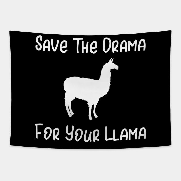 Save the Drama for your Llama Tapestry by DANPUBLIC