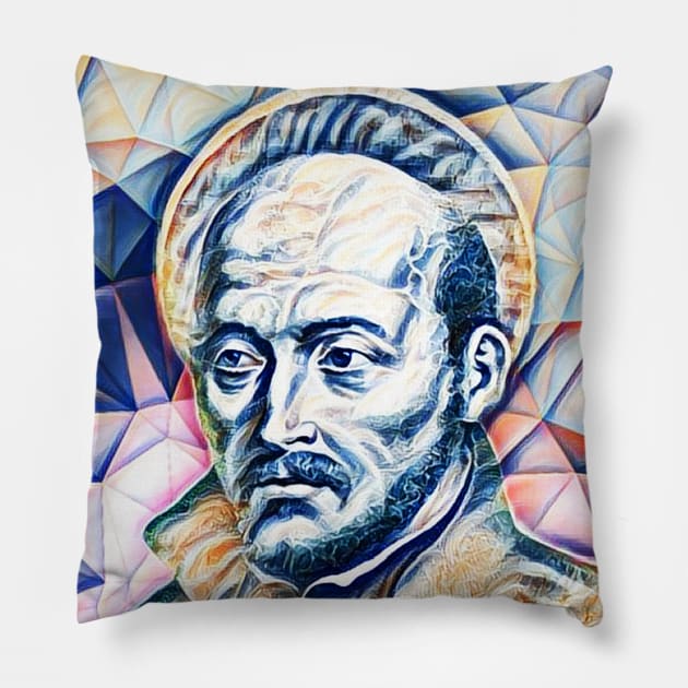 Ignatius of Loyola Portrait | Ignatius of Loyola Artwork 12 Pillow by JustLit