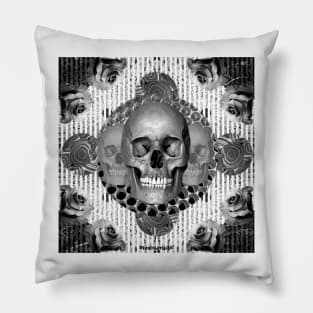 dark skull Pillow