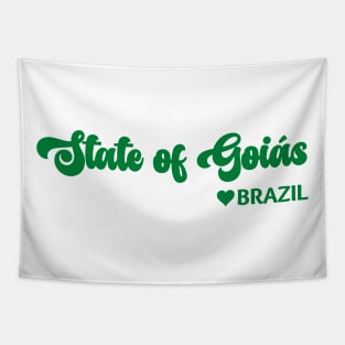State of Goiás: Eu amo o Brasil - I love Brazil Tapestry