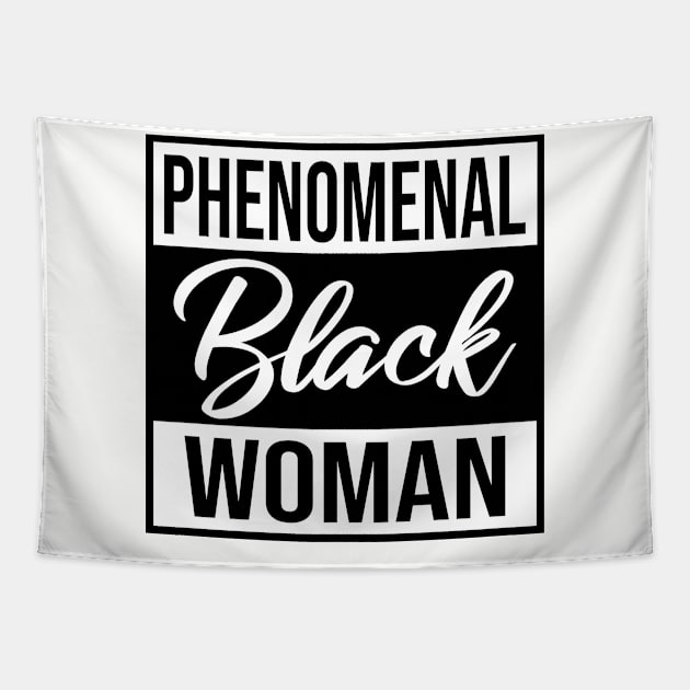 Phenomenal Black Woman Tapestry by UrbanLifeApparel