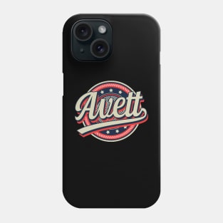 Graphic Aesthetic Avett Proud Name Circle Vintage Art Phone Case