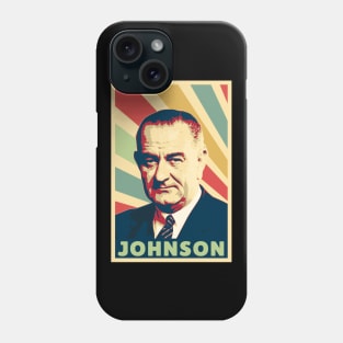 Lyndon B Johnson Vintage Colors Phone Case