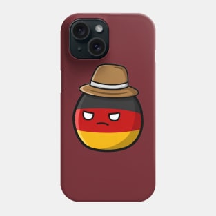 Germany Unhappy Vacation Hat Phone Case