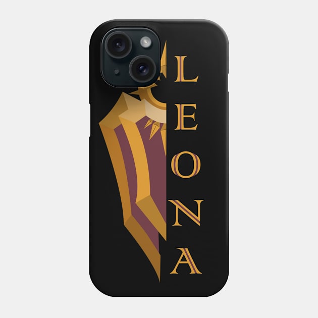 Leona Shield Phone Case by MsFoxett