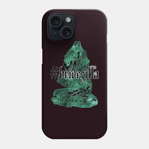 Gothic Bridezilla Green Phone Case by whatchelsdrew