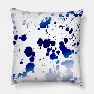 Ghost planet in blue Pillow