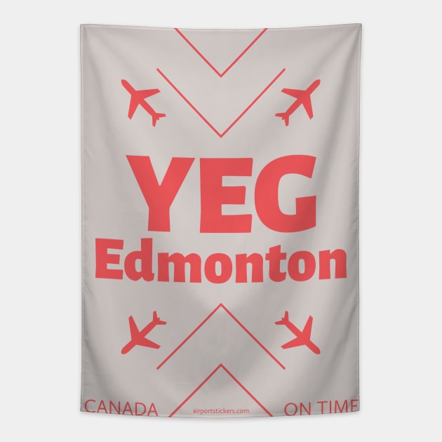 YEG aviation code 10042021 Tapestry by Woohoo