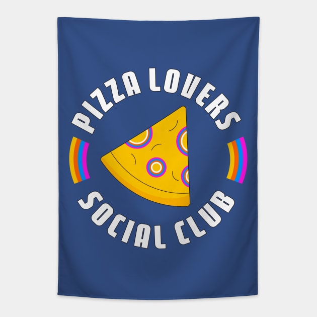 Pizza lover club Tapestry by nubikini