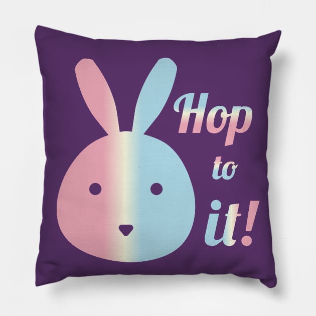 Hop to it! Pillow by Courtney's Creations
