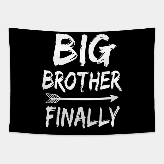 Big Brother Finally Novelty  for Boys Older Brothers Tapestry by deptrai0023