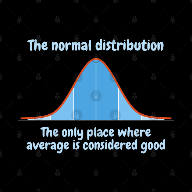 The normal distribution, the only place where average is considered good by NoetherSym