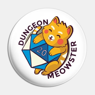 DUNGEON MEOWSTER Pin