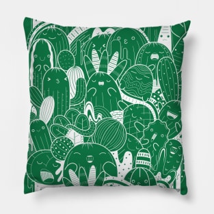 Cactus Doodle Pillow