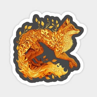 Fire Fox Magnet