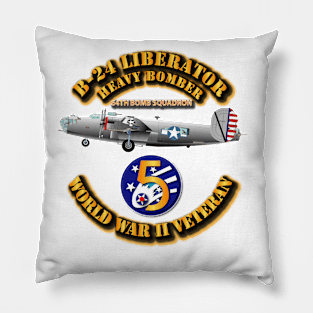 43BG - 64th BS - B-24 - 5th AF Pillow