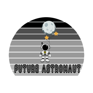 Astronaut Cartoon Retro Future Astronaut T-Shirt