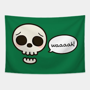 Screaming skull Tapestry