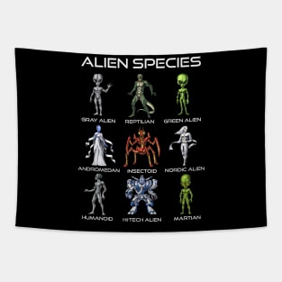 Alien Species Tapestry