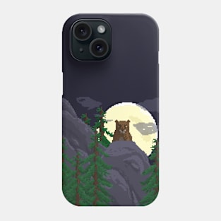 Pixel Art Mountain Lion Phone Case