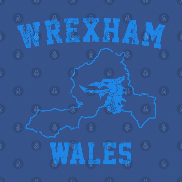 Wrexham Wales / Cymru by Botak Solid Art